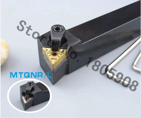 

MTQNR1616H16 16*16*100mm Metal Lathe Cutting Tools,CNC Turning Tool,Lathe Machine Tools, External Turning Tool Type MTQNR/L