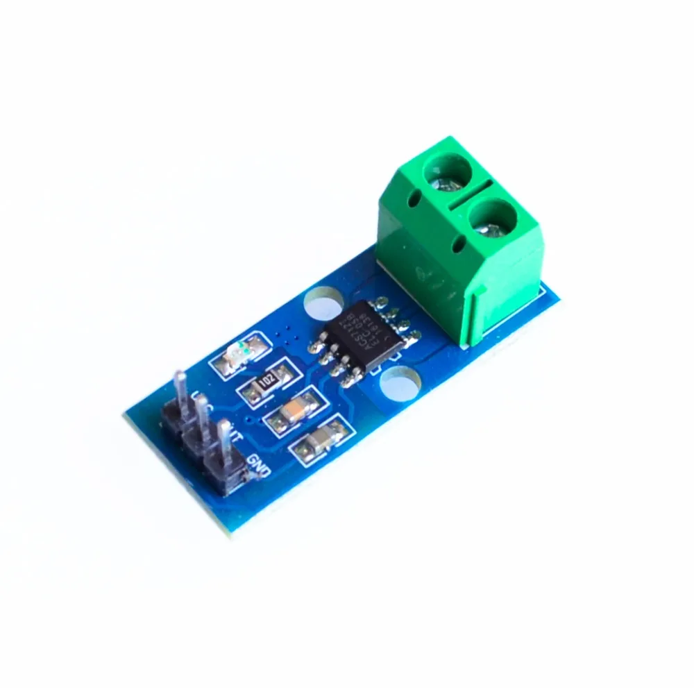 5A 20A 30A Range Current Sensor Module ACS712 ACS712ELC 30A Chip Module ...