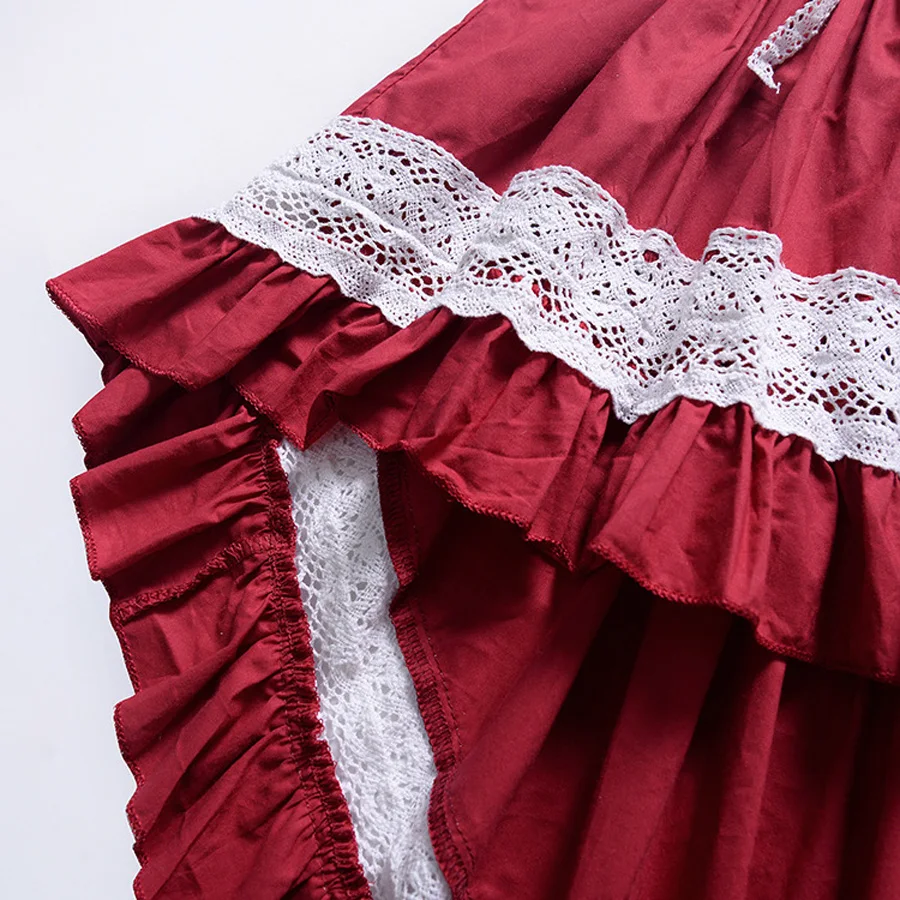Christmas Toddler Baby Girls Ruffled Lace Dress Sundress Sleevelss Party Dress Kids Wedding Pageant Princess Dresses Baby Clothes (2)