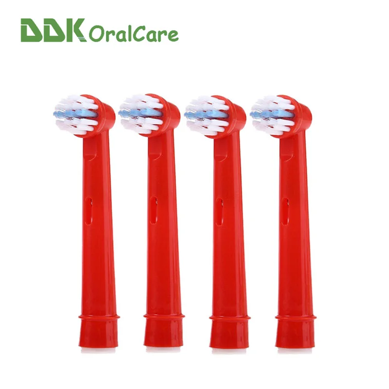 

4pcs EB-10A Electric Kids ToothBrush Heads For Oral B Pro-Health Stages Deep Clean Electric Toothbrush DB4510K/D12K/D10/EB10