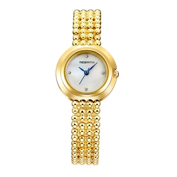 

REBIRTH 2017 Luxury Women Watch Famous Brands Gold Fashion Design Bracelet Watches Ladies Women Wrist Watches Relogio Femininos