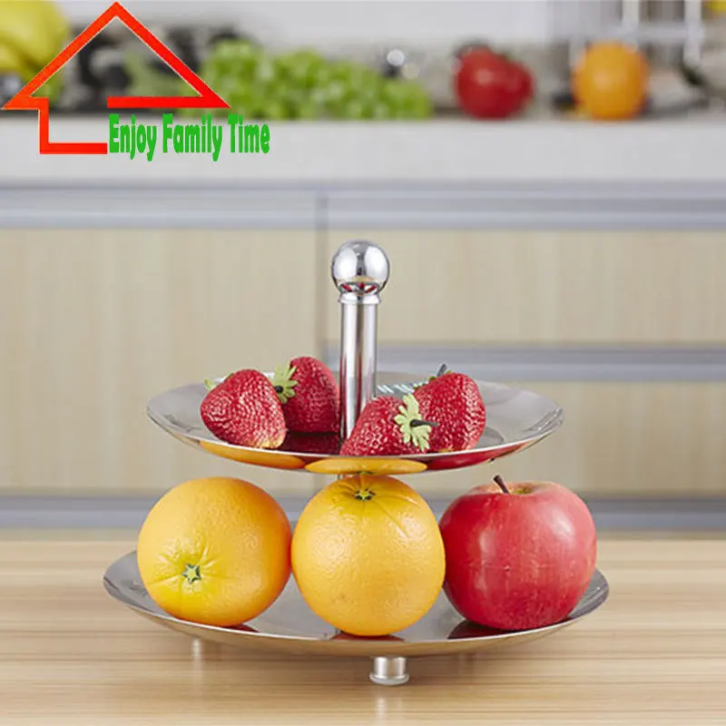 Hot Sale Full Stainless Steel Fruit Rack Tray Holder Decor Decorative
