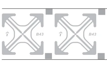 

High Performance 860-960MHz Universal RFID UHF Wet Inlay Sticker Impinj Monza 4D,4E,4QT