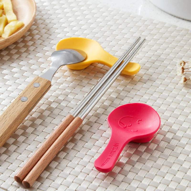 5 Pcs Chopstick Rest Irregular Chopsticks Holder spoon Rack Frame