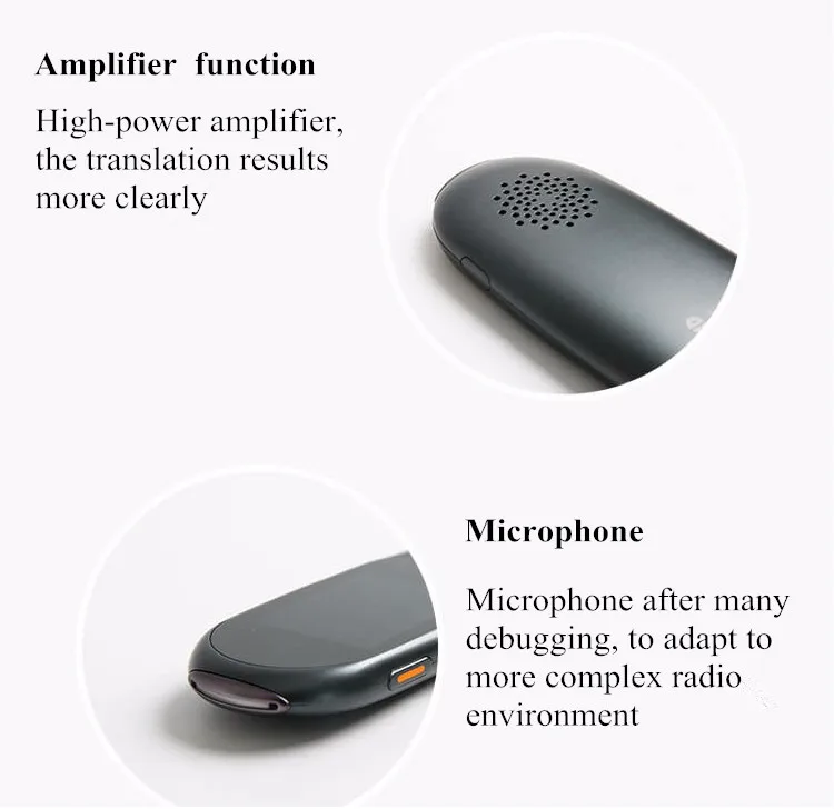 1 dingdan 1 haoping в режиме реального времени мгновенный многоязычный голосовой переводчик 2," экран сенсорный аудио рекордер 27 язык