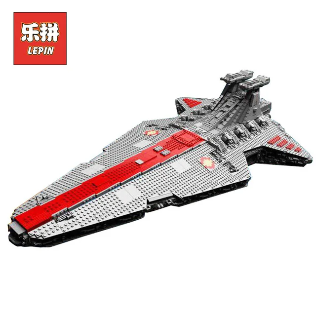

Lepin 05077 Stars Series War the UCS Rupblic Set Star Destroyer Model Cruiser ST04 DIY Building Kits Blocks Bricks Children Toys