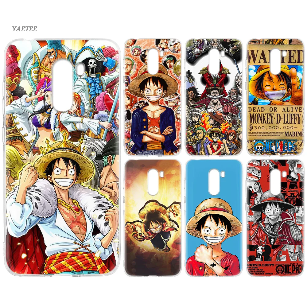 

One Piece Japanese anime Soft TPU Case For Xiaomi Redmi S2 Y3 7A K20 Note 7 7S 6 Pro 5 4 4X Xiomi Mi F1 A2 8 Lite A1 5X Cover
