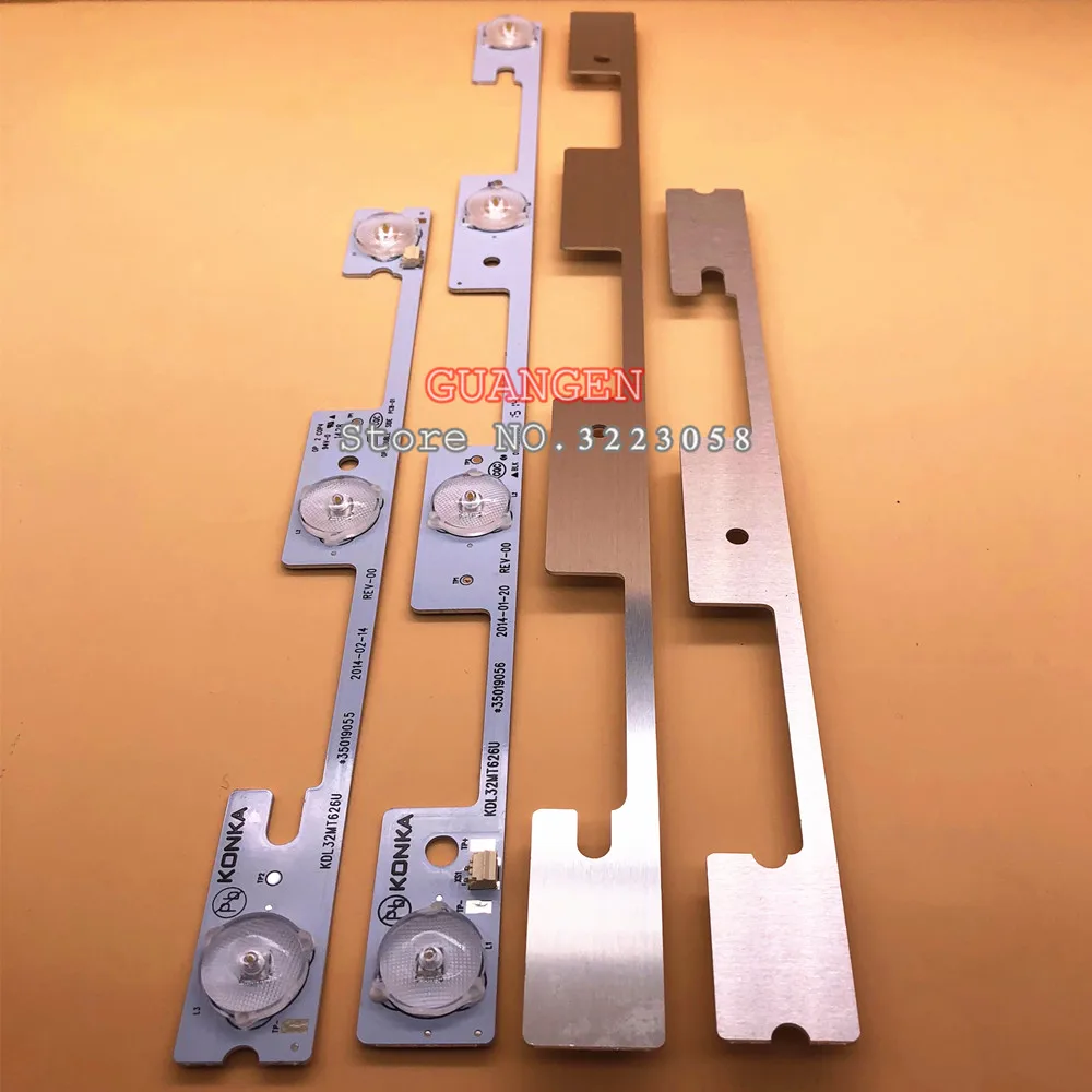 

LED strips bar lights working for KDL32MT626U 35019055 35019056 4PCS*4LED+4PCS*3LED 1LED=6V