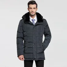 light down men 2021 NEW down jacket for men  for Europe and Russia|  winter minus 40 degrees Rex rabbit fur collar hood P317