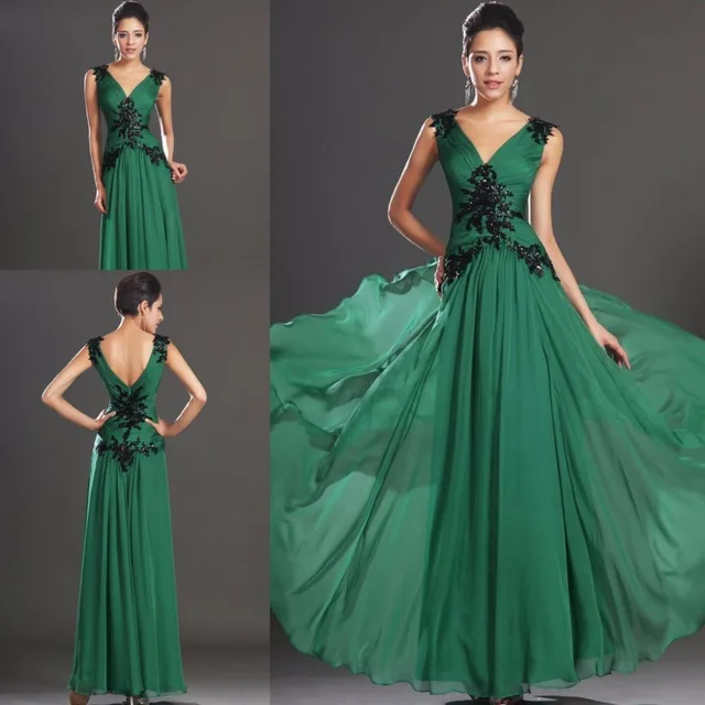 Vintage Dark Green Prom Dresses