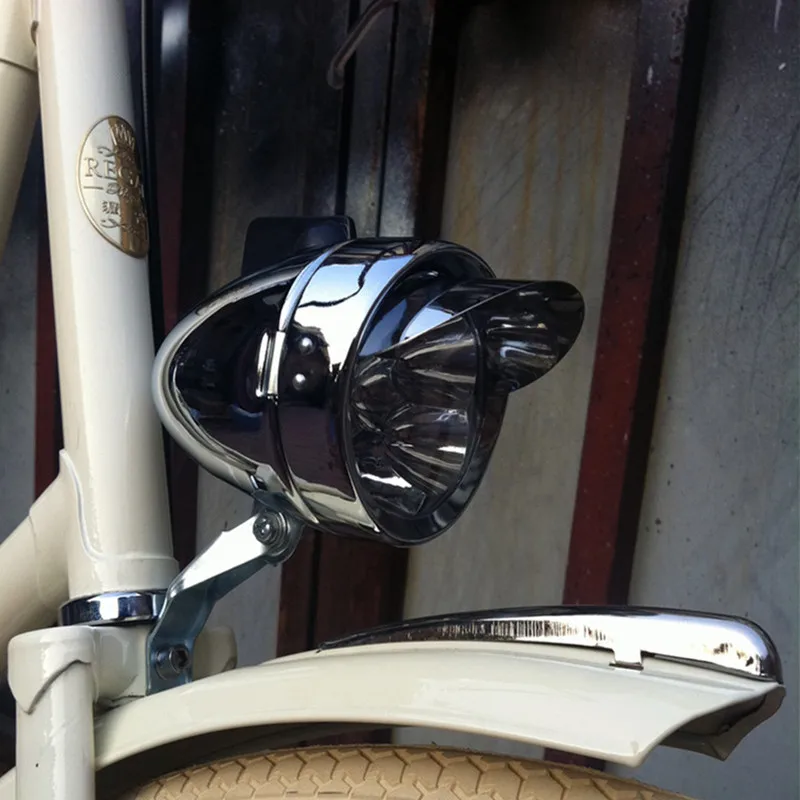 Q037 Ретро принадлежности для езды на велосипеде батарея светодиодный светильник s/светодиодный головной светильник для велосипеда/Велосипедный светильник Ретро/передний головной светильник s