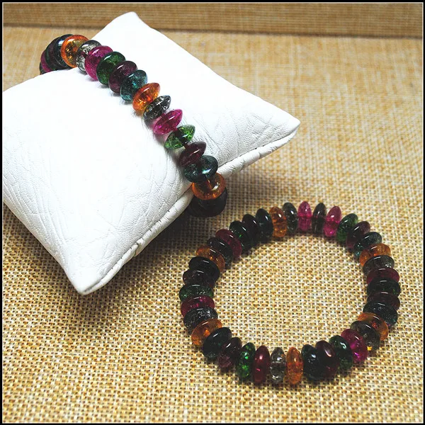 

multi colors crystal bracelets women's bracelets size 5x10mm disc fashion jewelry for ladies wear and party items new fashion