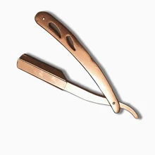 Три Южной 1 шт. 14x2 см 1 комплект. Для мужчин прямой парикмахер край сталь бритвы Складной бритвы ножи для шашлыков удаления волос инструменты