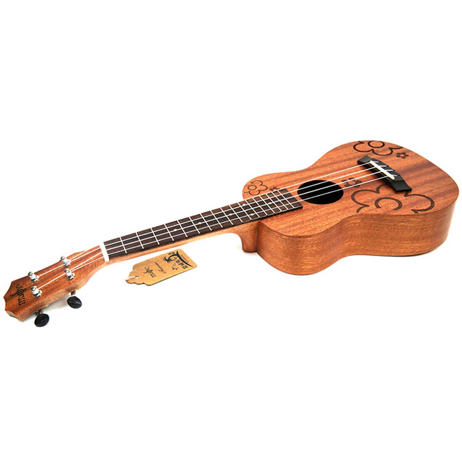 21 inch Soprano Uke4 Strings UkuSapele flowers guitaacoustic small guitar solid body professional uke Concert 21 inch Soprano Uke4 Strings UkuSapele flowers guitaacoustic small guitar solid body professional uke Concert