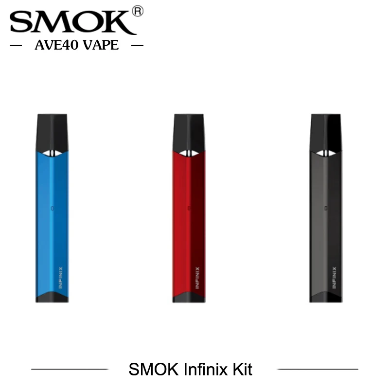 

New Arrival SMOK Electronic Cigarettes SMOK Smok Infinix Kit 250mah Build-in Battery 2ml pods Capacity Vaporizer