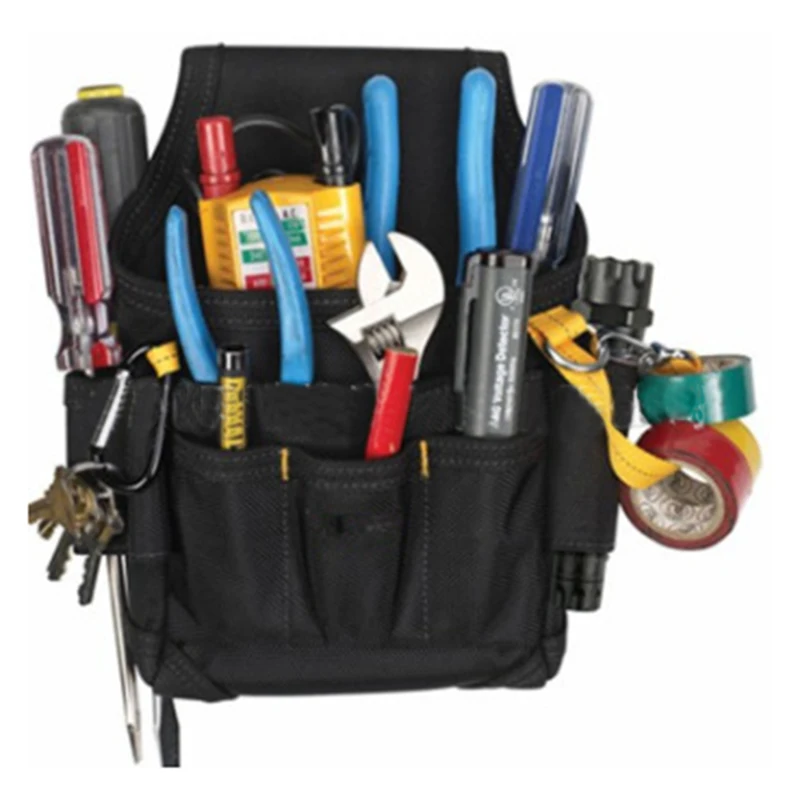Urijk сумки для инструментов Инструменты ремень электрика сумки для инструмента 600D ткань Оксфорд сумка поясной ремень Органайзер прочный аппаратный инструментарий