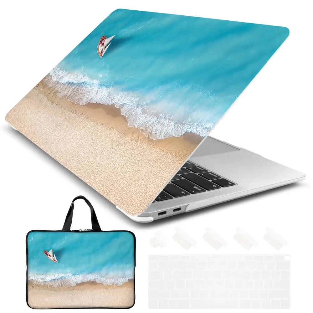Чехол для ноутбука MacBook Air 11 13 ''/Mac Pro retina 13 15 дюймов Touch Bar жесткий чехол портфель