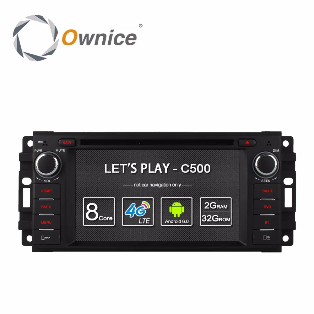 Ownice C500 Android 6 0 Quad Core car dvd player for Jeep grand wrangler 2015 patriot