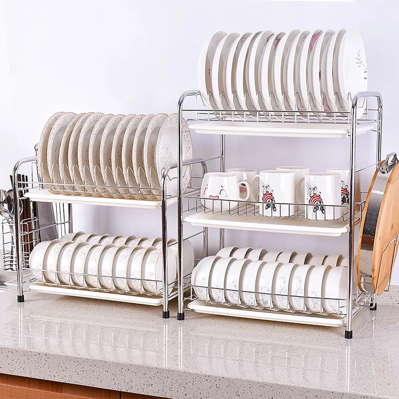 

Kitchen Dish Rack Drain Rack Stainless Steel Hanging Dish Rack Tableware Cutlery Storage Box Dish Rack