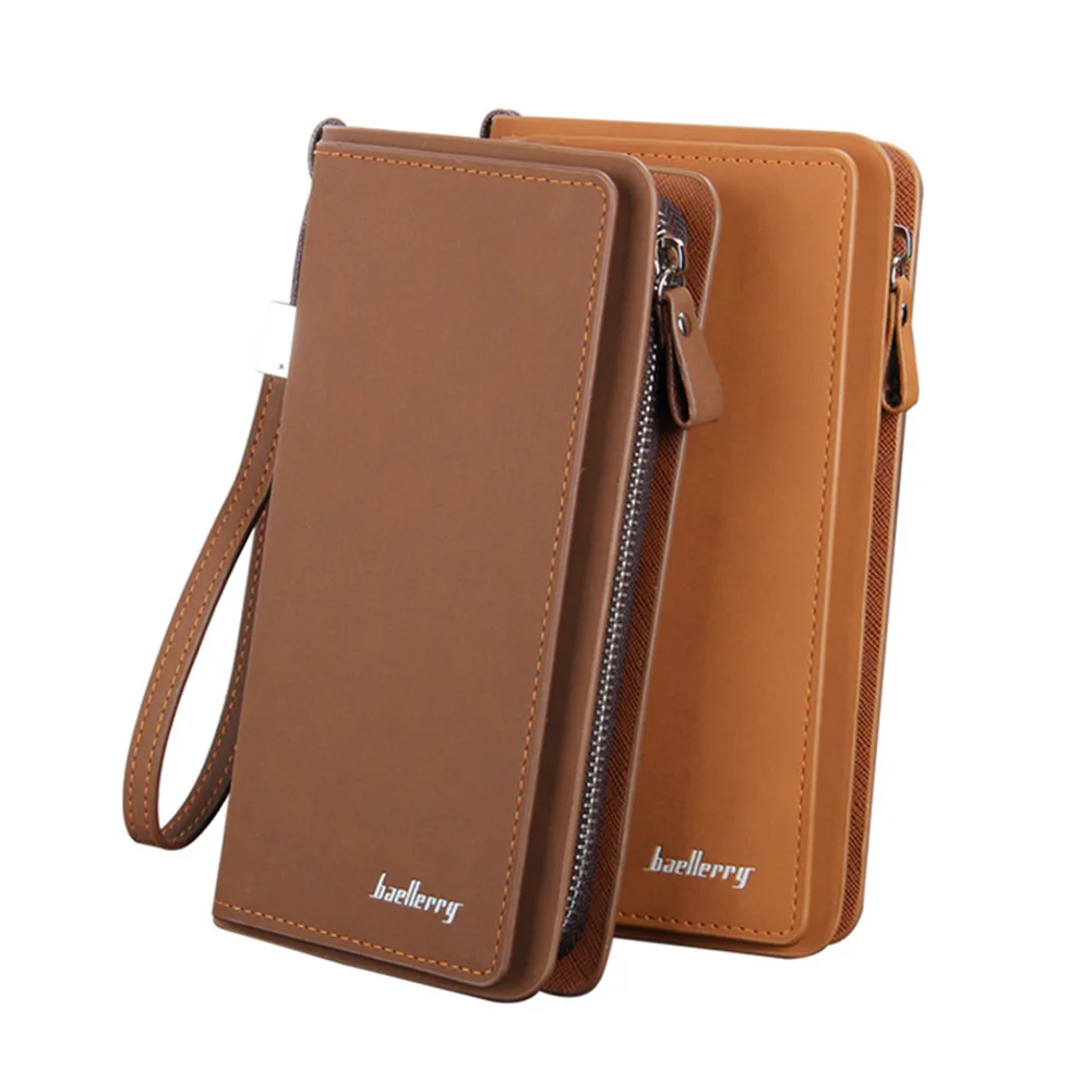 

Men Long Purse PU Leather Card Holder Billfold Casual Wallet Clutch Money Bag FA$3 Women bag