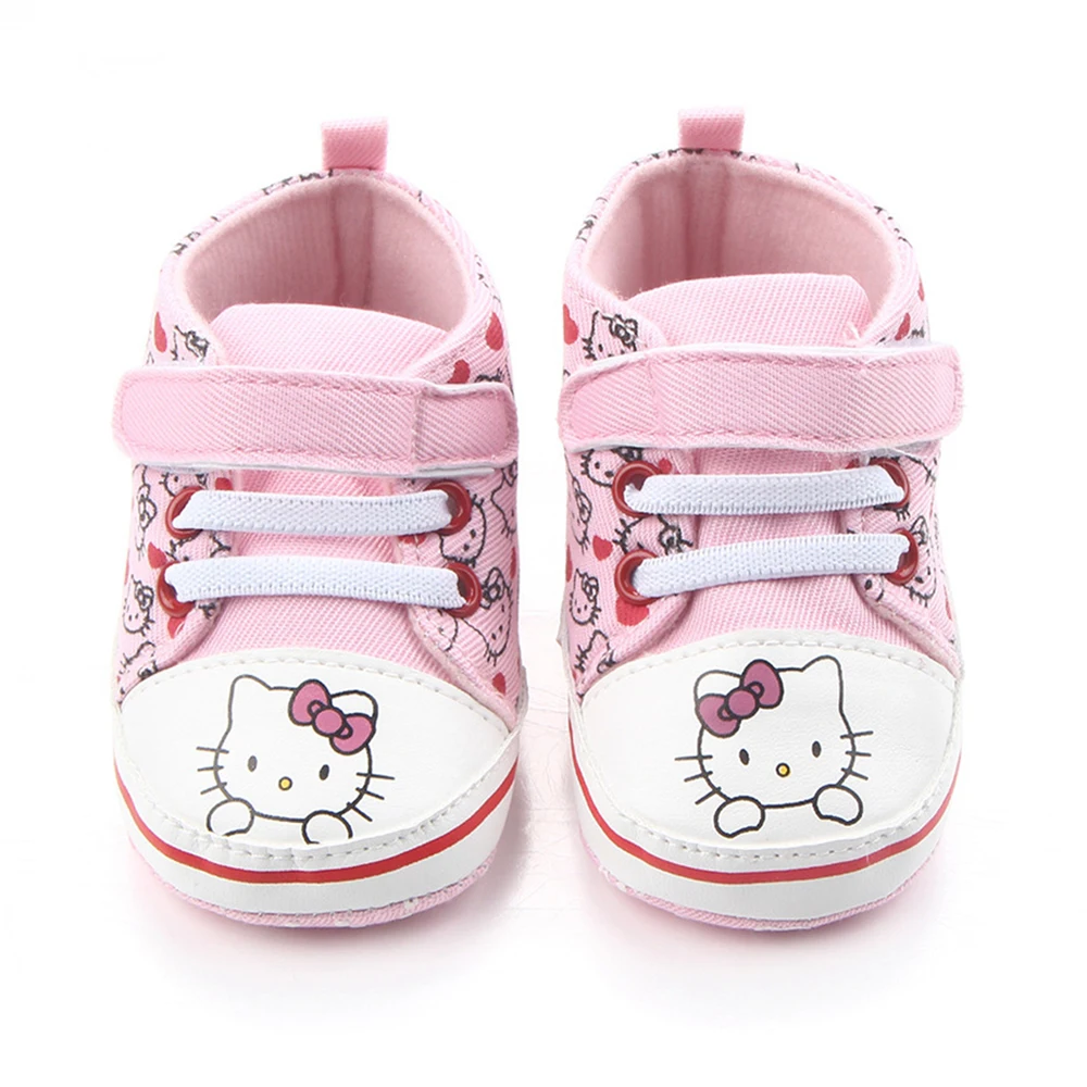 Детская розовая обувь принцессы для девочек; парусиновые кроссовки с героями мультфильмов; первые ходунки для новорожденных сапоги для детей; тапочки для малышей