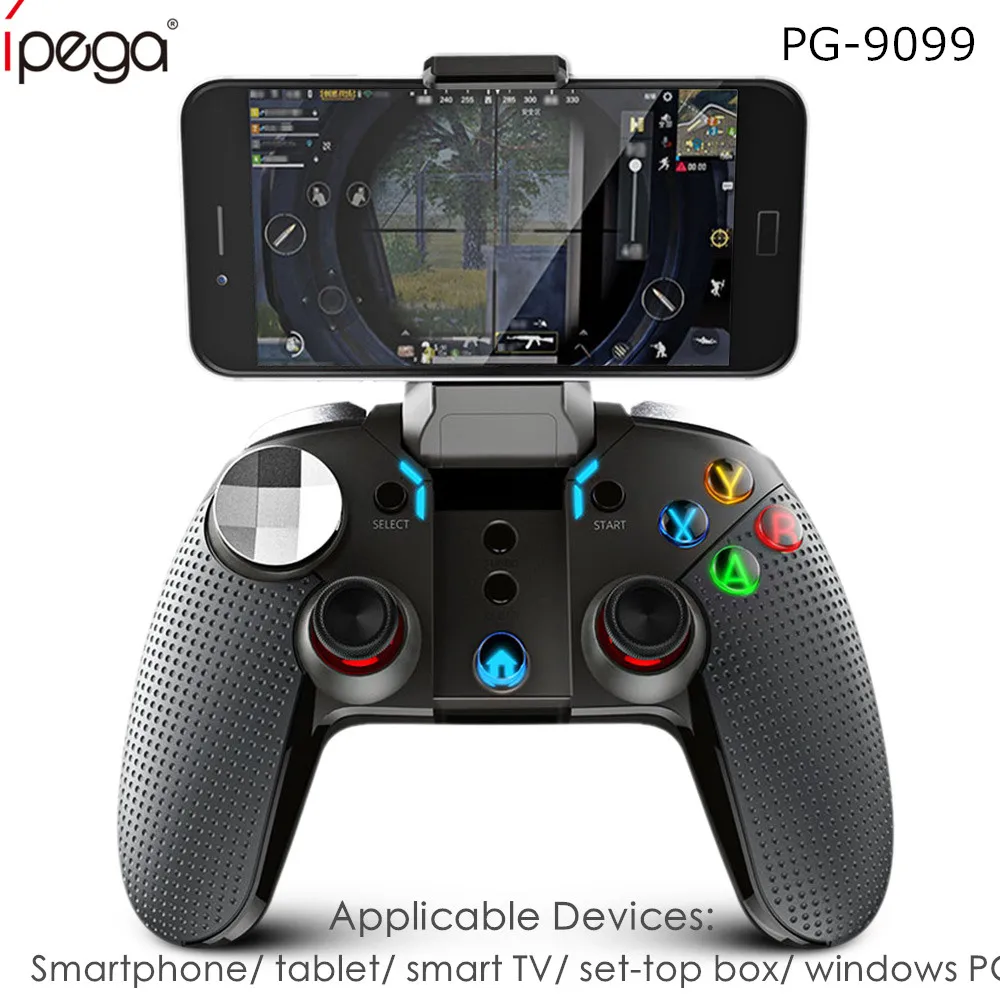 

Ipega PG-9099 Wireless Bluetooth Gamepad Gaming Controller Joystick Dual Motor Turbo Gamepads Support Windows Android Phone