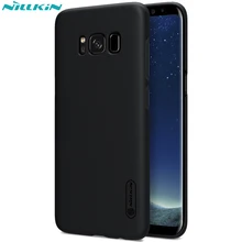 Nillkin матовое щит телефон случаях для samsung galaxy s8 s8 плюс назад крышка для samsung s8 плюс жесткий pc матовый case + screen film