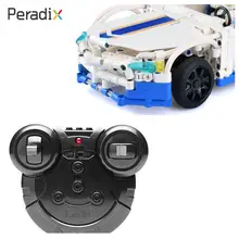 Машинка из конструктора собрать полицейский автомобиль мальчик блоки Автомобили RC DIY полицейский автомобиль Веселые строительные блоки игрушки