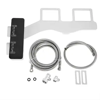 

1 Set Bathroom Toilet Bidet Attachment Set Self Cleaning Nozzle Water Pressure & Temp Control UNS7/8 G3/8 Optional