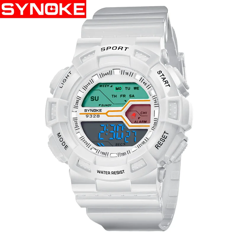 SYNOKE Montre для мальчиков студенческие Роскошные брендовые водонепроницаемые