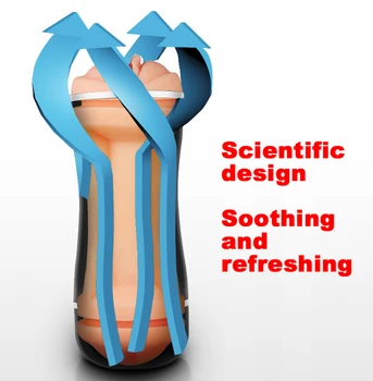 Double Hole Male Masturbator Cup Realistic Vagina And Mouth Artificial Pussy Oral Masturbation For Men Adult Toy Sex Product 5