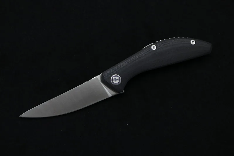 LOVOCOO SIGMA хорошее качество Флиппер складной нож D2 лезвие G10 ручка охотничьи практичные походные ножи для выживания карманные EDC инструменты - Цвет: black