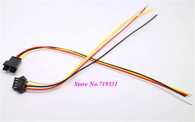 10X 4 PIN MALE ADAPTER WIRE TO FEMALE CONNECTOR FOR 3528 5050 RGB LED  STRIPS UK