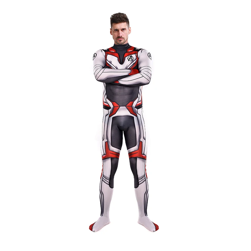 High Quality Avengers 4 Cosplay Costumes 3D Print Lycra 2019 Avengers Endgame film Quantum Realm Team Bodysuits