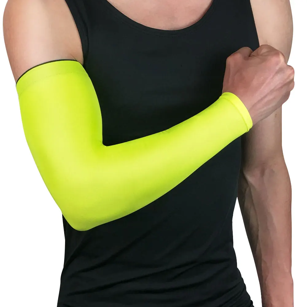 1 шт. УФ-защита охлаждающие рукава солнцезащитные рукава чехол для рук для велоспорта Гольф вождения на открытом воздухе тату грелка для рук - Цвет: Green