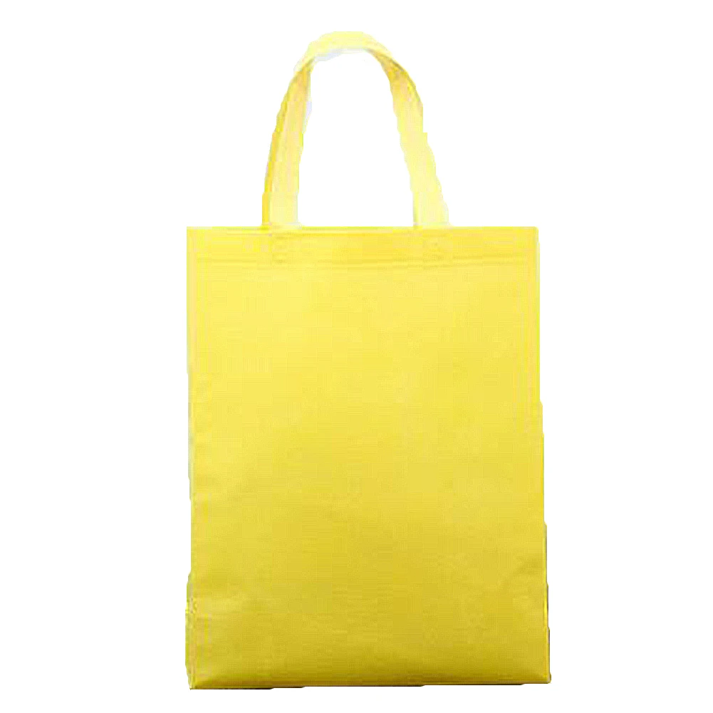 Новое поступление Нетканая многоразовая сумка для покупок Большая вместительная складная сумка для продуктов удобная сумка для хранения Экологичные сумки - Цвет: Yellow