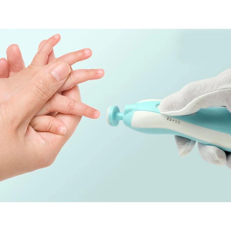 Children Baby Electric Nail Files Manicure Set Safe Nail Clippers for