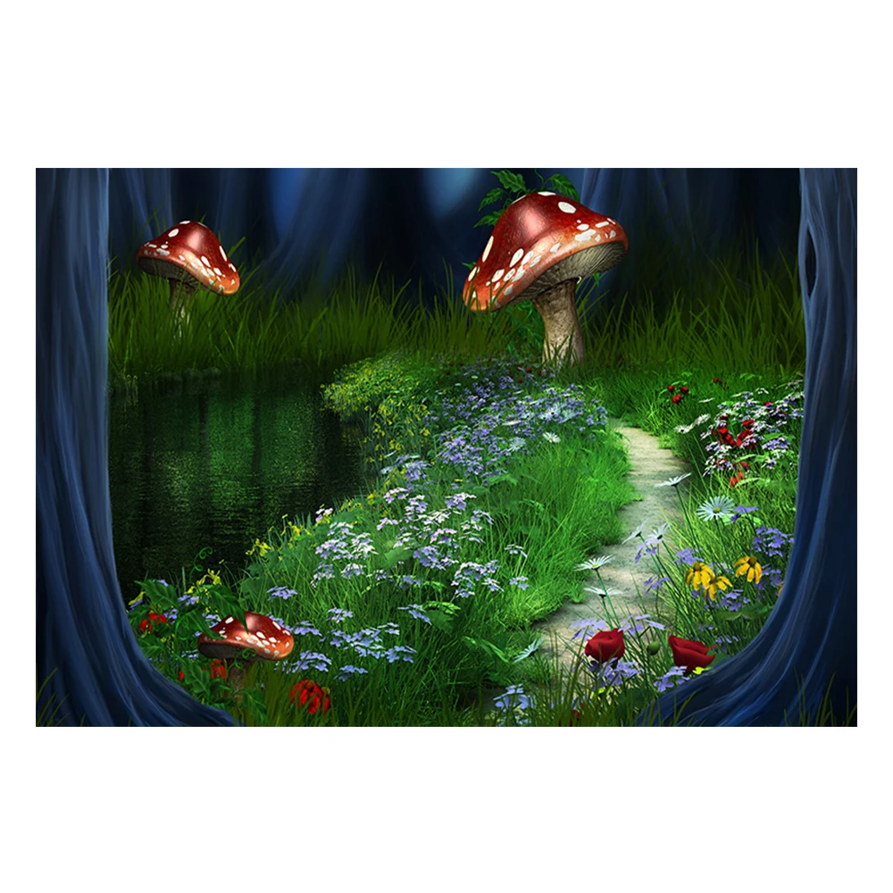

DIY Diamond Paintings Forest Mushroom Landscape Wall Art Decor Embroidery Mosaic Resin Full Paste Cross Stitch Home Decorations