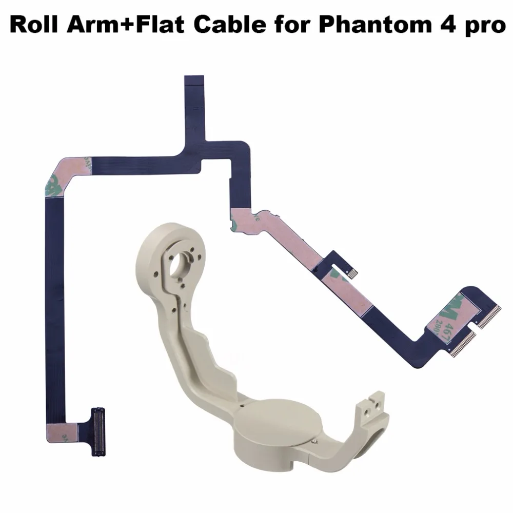 Gimbal Roll Arm Camera Aluminium Bracket Flat Ribbon Cable Flex wire for  DJI Phantom 4 Pro