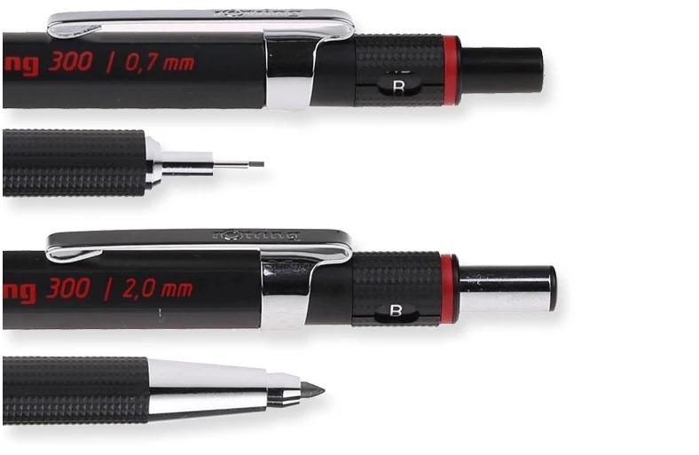 Германия Rotring 300 механический карандаш 0,35 0,5 0,7 2,0 мм профессиональный графический автоматический карандаш