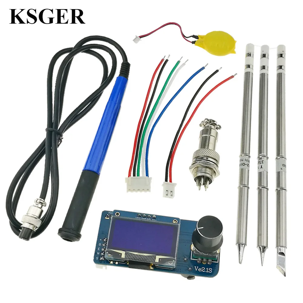 KSGER T12 Soldering Station DIY Kits STM32 V2.1S OLED Controller Solder
