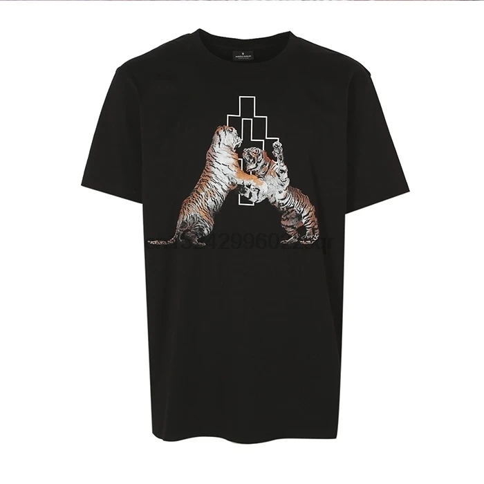 

Marcelo Burlon Fashion Brand Logo Mens Fashion Printed T-Shirt