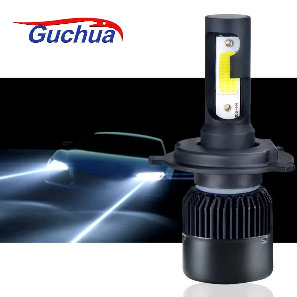 

1Pcs H7 H4 LED Headlights Bulbs LED H1 H11 Fog Light 12V 24V Auto Headlamp Lamps 72W 8000LM 4300K 6500K Car Led H4 H7 Lights