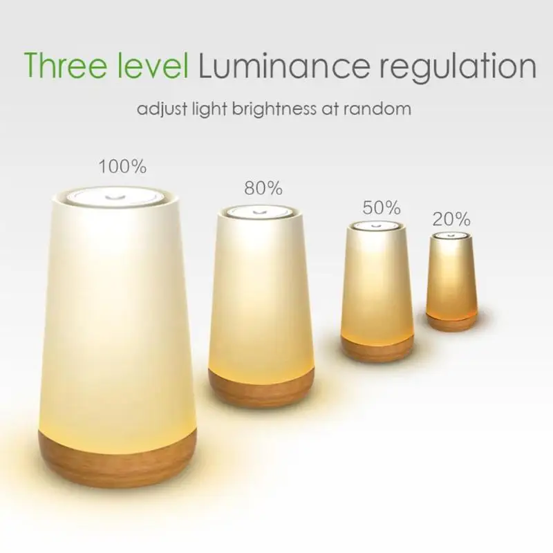 

Indoor Atmosphere Night Light USB Rechargeable Indoor Wireless Bluetooth Speaker Touch Switch Dimmable Colorful LED Night Lamp