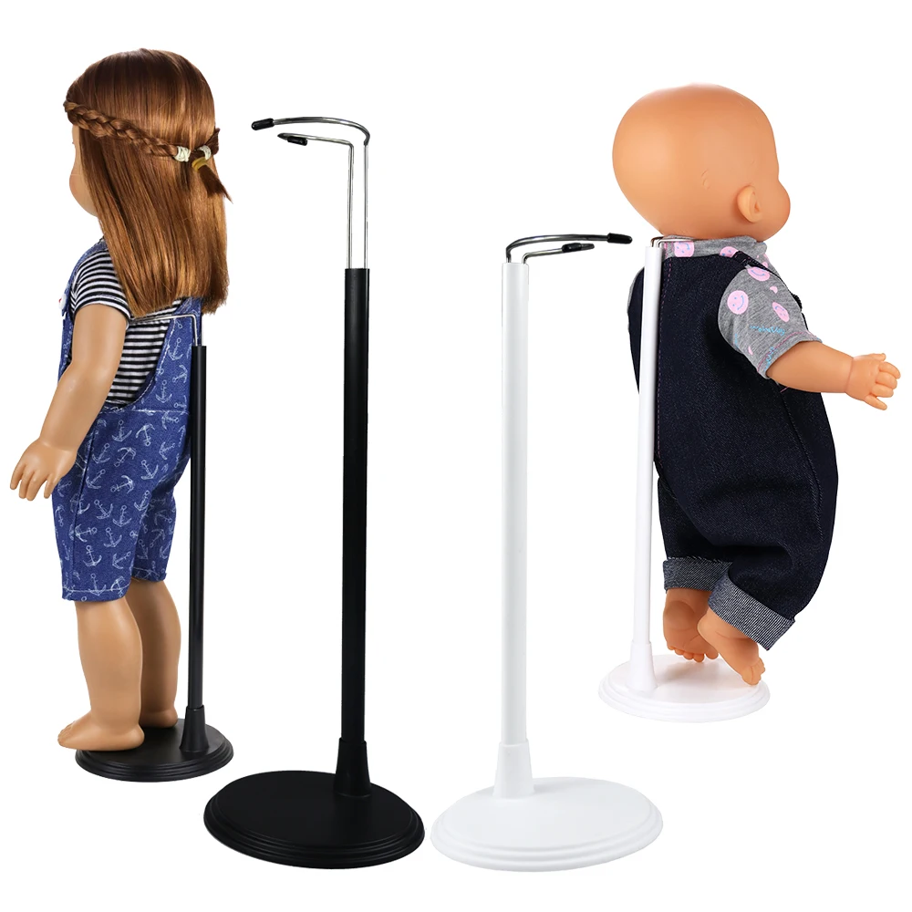 

Kids Toys 2 Items /lot Dolls Accessories 43 cm Doll Stand Support For 18 inch Our Generation Doll baby DIY Birthday Toy Present