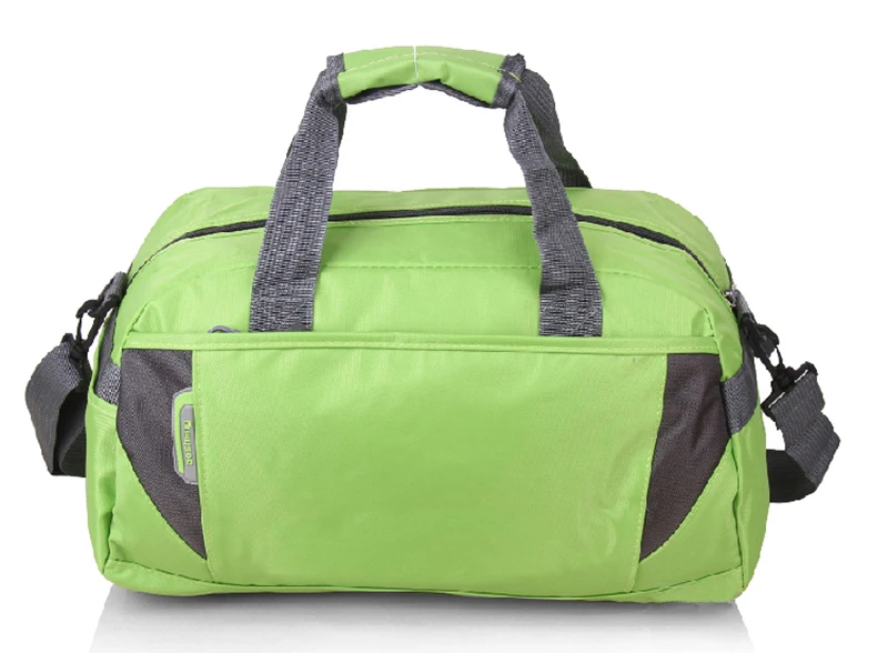 

Custom Green Color Durable Classical style Custom Promotional Travel Bags