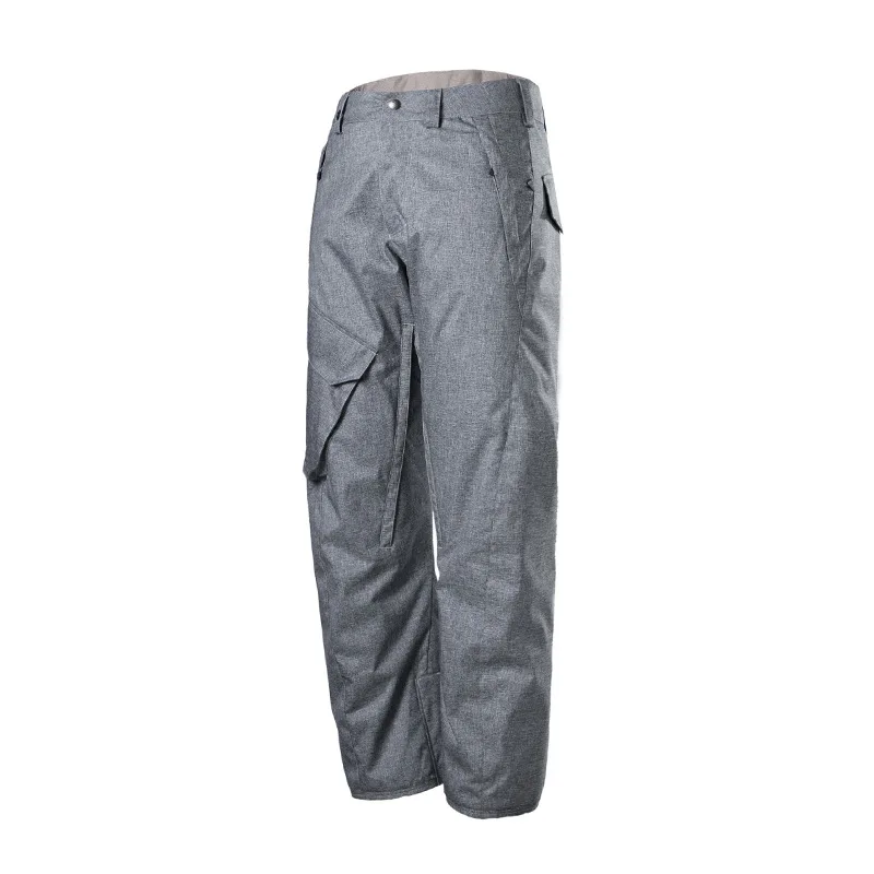 GSOUSNOW зимние теплые и водонепроницаемые мужские лыжные штаны Одноплатные двухбортные заряженные брюки 819