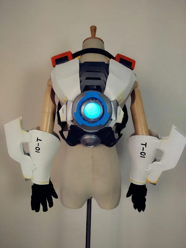 Personalizado overwatch lena oxton tracer cosplay armadura comprar -  AliExpress