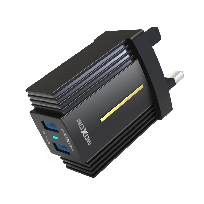 MOXOM USB зарядное устройство для iPhone samsung Xiaomi Mi Быстрая зарядка EU UK вилка