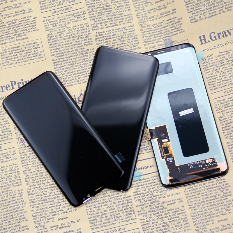 

phone LCD For Samsung Galaxy S8 S8 plus G955f G950F G950U G950FD LCD Display Touch Screen Digitizer